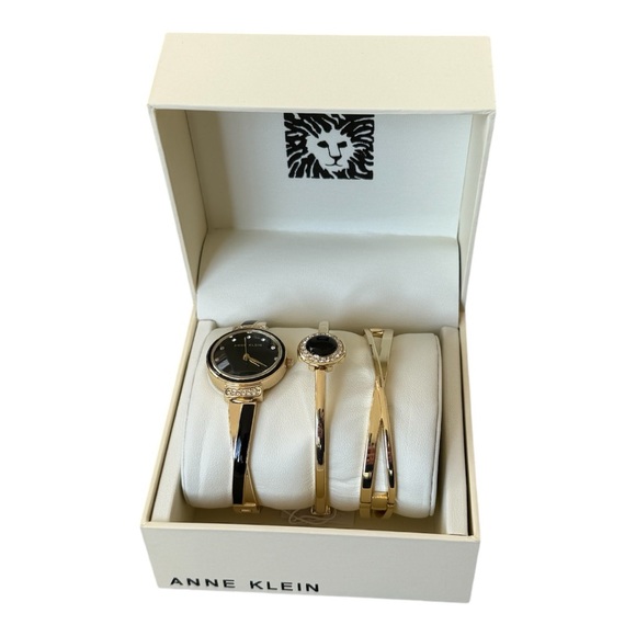 Anne Klein Crystal Accented Watch and Bangle Set - Picture 7 of 7